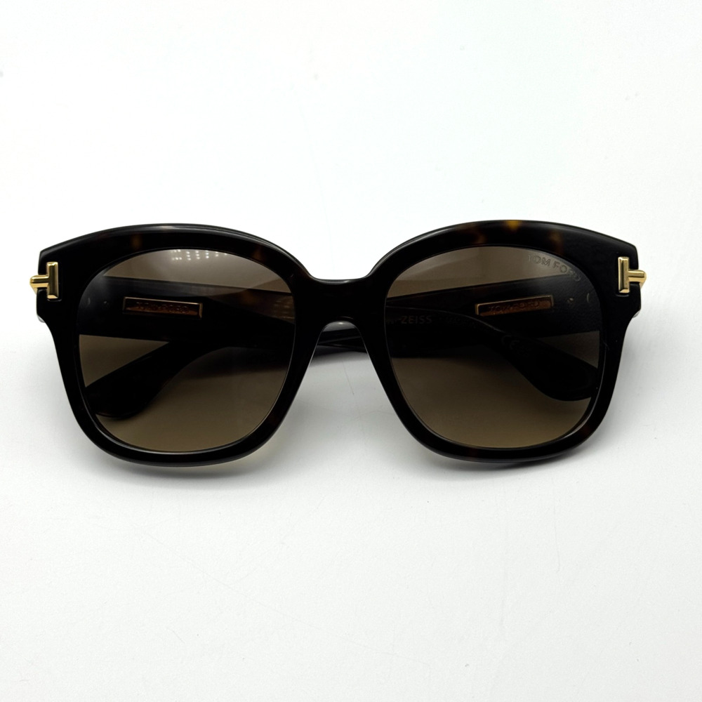 Tom Ford Icon Oversized Square Sunglasses FT1235 52F Gradient Lens 55-20-140